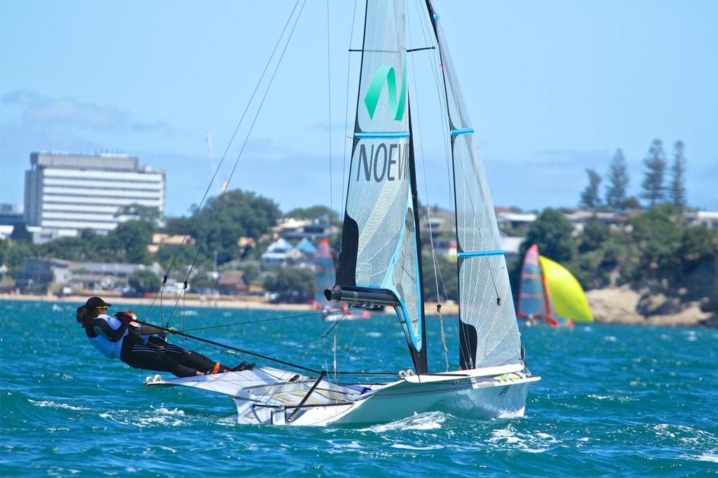 49erFX - Oceanbridge NZL Sailing Regatta - Day 1 © Richard Gladwell www.photosport.co.nz